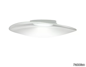 LOOP - LED blown glass ceiling lamp _ Fabbian