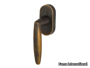 GAUDIUM MG3383 - DK bronze window handle on rose _ Fama International