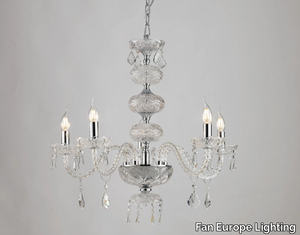 INCANTO - Glass chandelier with crystals _ Fan Europe Lighting