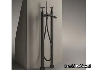 SAILING - Floor standing bathtub tap with hand shower _ Fantini Rubinetti