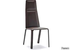 ANDE TALL - Tanned leather chair high-back _ Fasem