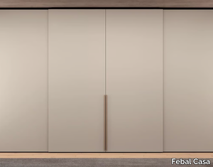 BARRET - Melamine-faced chipboard wardrobe with sliding doors _ Febal Casa