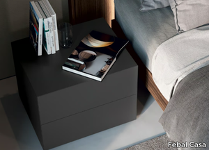 GALA - Bedside table with drawers _ Febal Casa