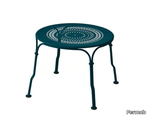 1900 - Round steel garden side table _ Fermob