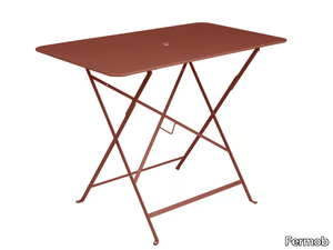 BISTRO - Folding rectangular steel garden table _ Fermob