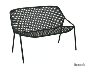 CROISETTE - Aluminium garden bench with back _ Fermob