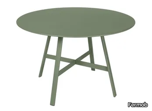 SO’O - Round steel garden table _ Fermob