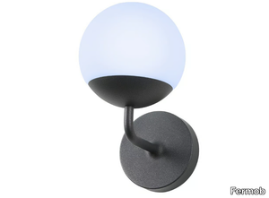 MOOON! - Glass and aluminium outdoor wall lamp _ Fermob