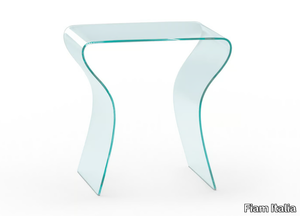 CHARLOTTE DE NUIT - Glass bedside table _ Fiam Italia