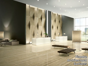 TRAVERTINO - Porcelain stoneware wall/floor tiles with marble effect _ Fiandre Architectural Surfaces