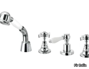 CANTERBURY 30 - 3047422 - 4 hole bathtub set with hand shower _ Fir Italia