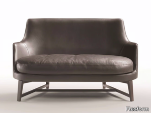 GUSCIO - Leather sofa _ Flexform