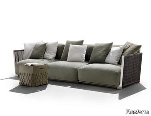 VULCANO OUTDOOR - Sectional fabric garden sofa _ Flexform