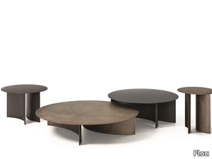 PIERRE - Round metal coffee table _ Flou