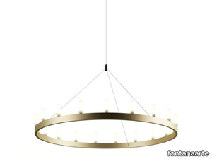 CHANDELIER - Metal pendant lamp _ FontanaArte