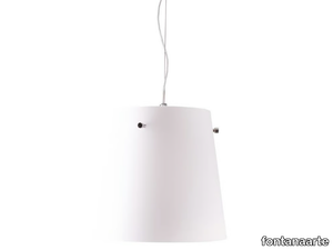 FONTANA - Satin glass pendant lamp _ FontanaArte