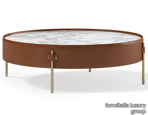 V216/R - Round Carrara marble coffee table _ formitalia luxury group