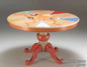 IL TAVOLO DELLE DONNE - Round wooden table _ formitalia luxury group