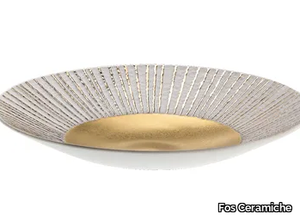 ANTITHESIS GOLD AND PLATINUM - Porcelain centerpiece _ Fos Ceramiche