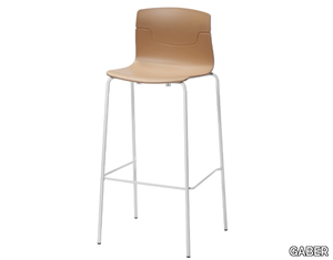 SLOT FILL - High technopolymer stool with footrest _ GABER