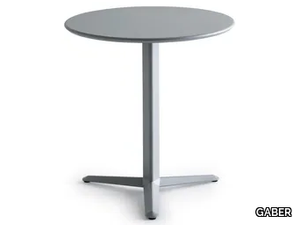 ARKET - Round metal high table with 3-star base _ GABER