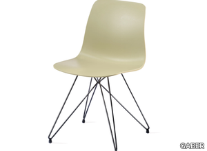 UNIK TC - Trestle-based technopolymer chair _ GABER