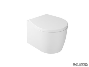 MIDAS 9907 - Wall-hung ceramic toilet _ GALASSIA