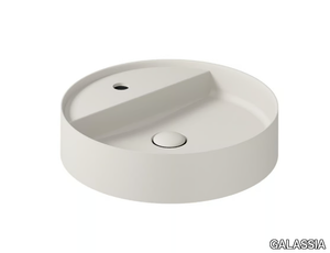 SMART B 7404 - Countertop round ceramic washbasin _ GALASSIA