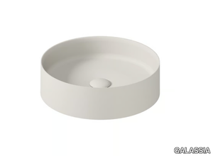 SMART B 7405 - Countertop round ceramic washbasin _ GALASSIA