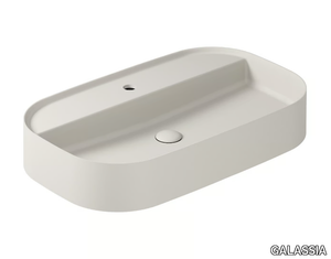 SMART B 7408 - Countertop ceramic washbasin _ GALASSIA