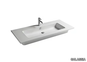 EDEN - 121 CM - Rectangular ceramic washbasin _ GALASSIA