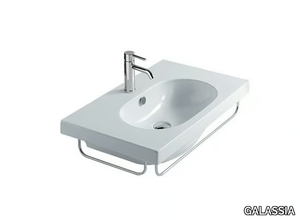 EDEN - 75 CM - Wall-mounted ceramic washbasin _ GALASSIA