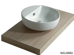 EDEN - Countertop round ceramic washbasin _ GALASSIA