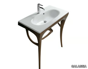 ERGO 7156 - Iroko console sink _ GALASSIA