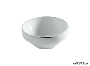 ERGO - 38 CM - Inset round ceramic washbasin _ GALASSIA