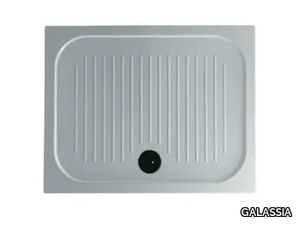 80 X 100 - Anti-slip rectangular shower tray _ GALASSIA