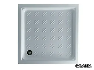 AIRONE - Built-in square shower tray _ GALASSIA