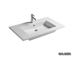 EDEN - 91 CM - Rectangular ceramic washbasin _ GALASSIA