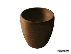 ERGO - 40 CM - Countertop iroko washbasin _ GALASSIA