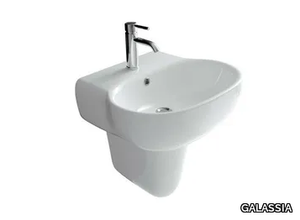 ERGO - 55 CM - Wall-mounted ceramic washbasin _ GALASSIA