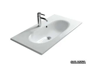 ERGO 7102 - Single ceramic washbasin _ GALASSIA