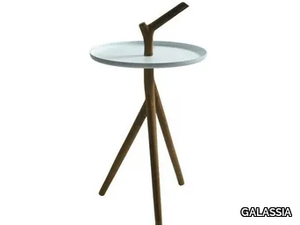 ERGO - Round iroko coffee table _ GALASSIA