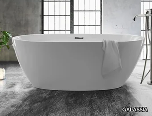 FLOW - Oval acrylic bathtub _ GALASSIA