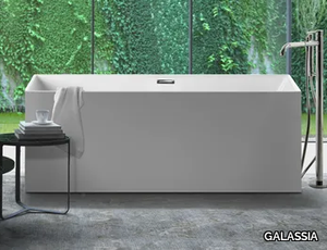 QUADRA - Rectangular acrylic bathtub _ GALASSIA