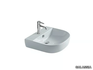 M2 - 50 CM - Countertop ceramic washbasin _ GALASSIA