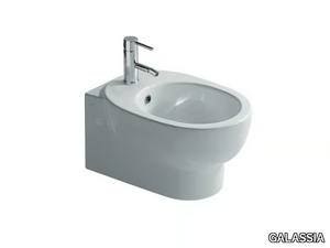 M2 50 - Wall-hung ceramic bidet _ GALASSIA