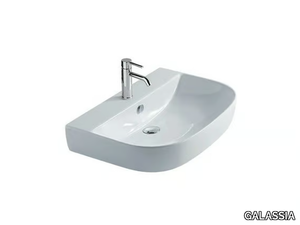 M2 - 70 CM - Countertop ceramic washbasin _ GALASSIA