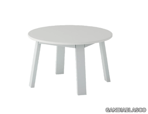 TIMELESS - Round thermo lacquered aluminium coffee table _ GANDIABLASCO