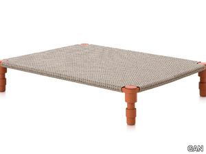 GARDEN LAYERS TERRACOTTA - Polypropylene garden bench / sun lounger _ GAN