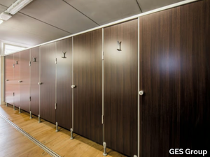 MODULAR WALL GF/S - HPL toilet partition _ GES Group